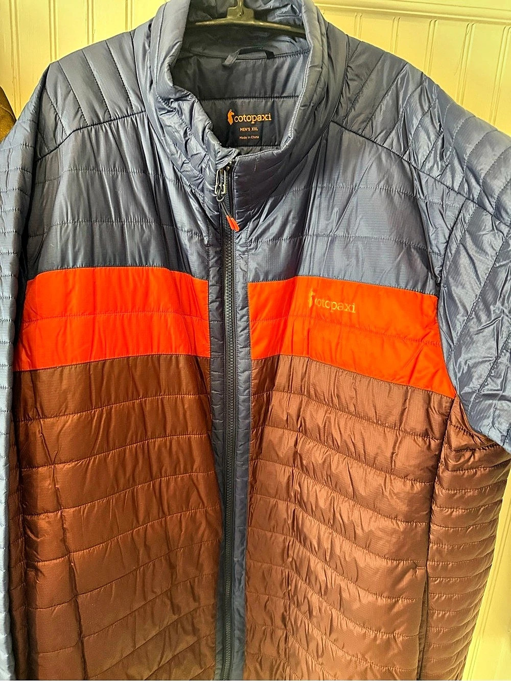 Cotopaxi Men's Teca Calido Hooded Jacket Gray & Orange XXL